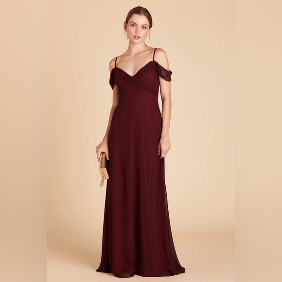 Birdy Grey Dresses & Skirts - Birdy Grey SPENCE CONVERTIBLE DRESS CHIFFON CABERNET MEDIUM NEW NWT BRIDESMAID
